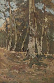 Henri Joseph Harpignies - The forest of Saint-Privé