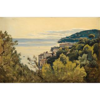 Henri-Joseph Harpignies - Vue De Villefranche