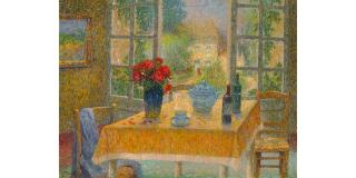 Henri-Jozef Pauwels - Scène d\'intérieur au jardin