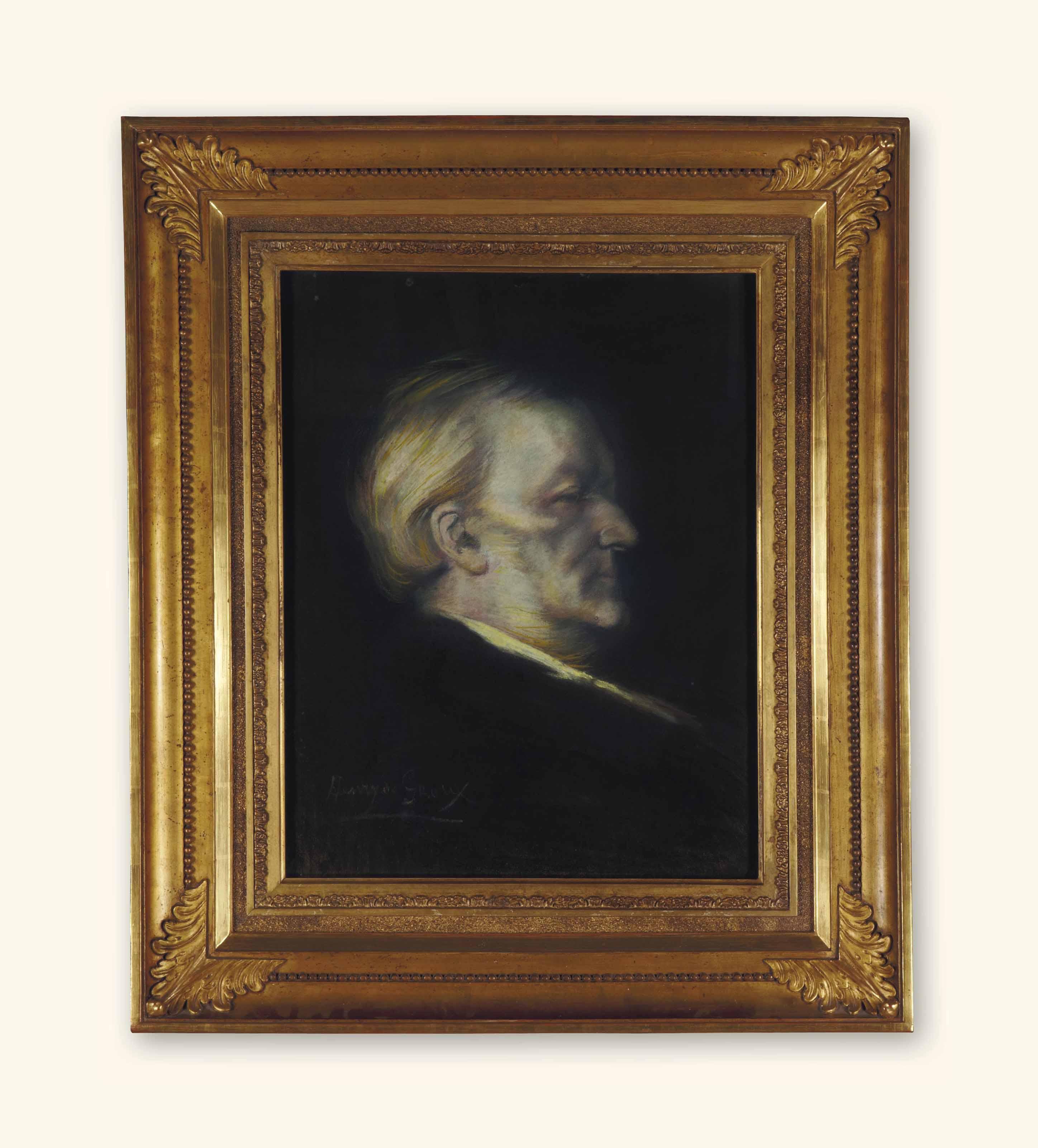 Henri-Jules-Charles Corneille De Groux - Portrait De Charles Wagner
