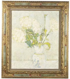 Henri Lachieze-Rey - Les chrysanthèmes blancs