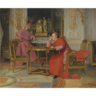 Henri Laissement - French la Partie D\'Echecs