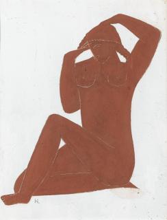 Henri Laurens - Femme Assise Se Coiffant