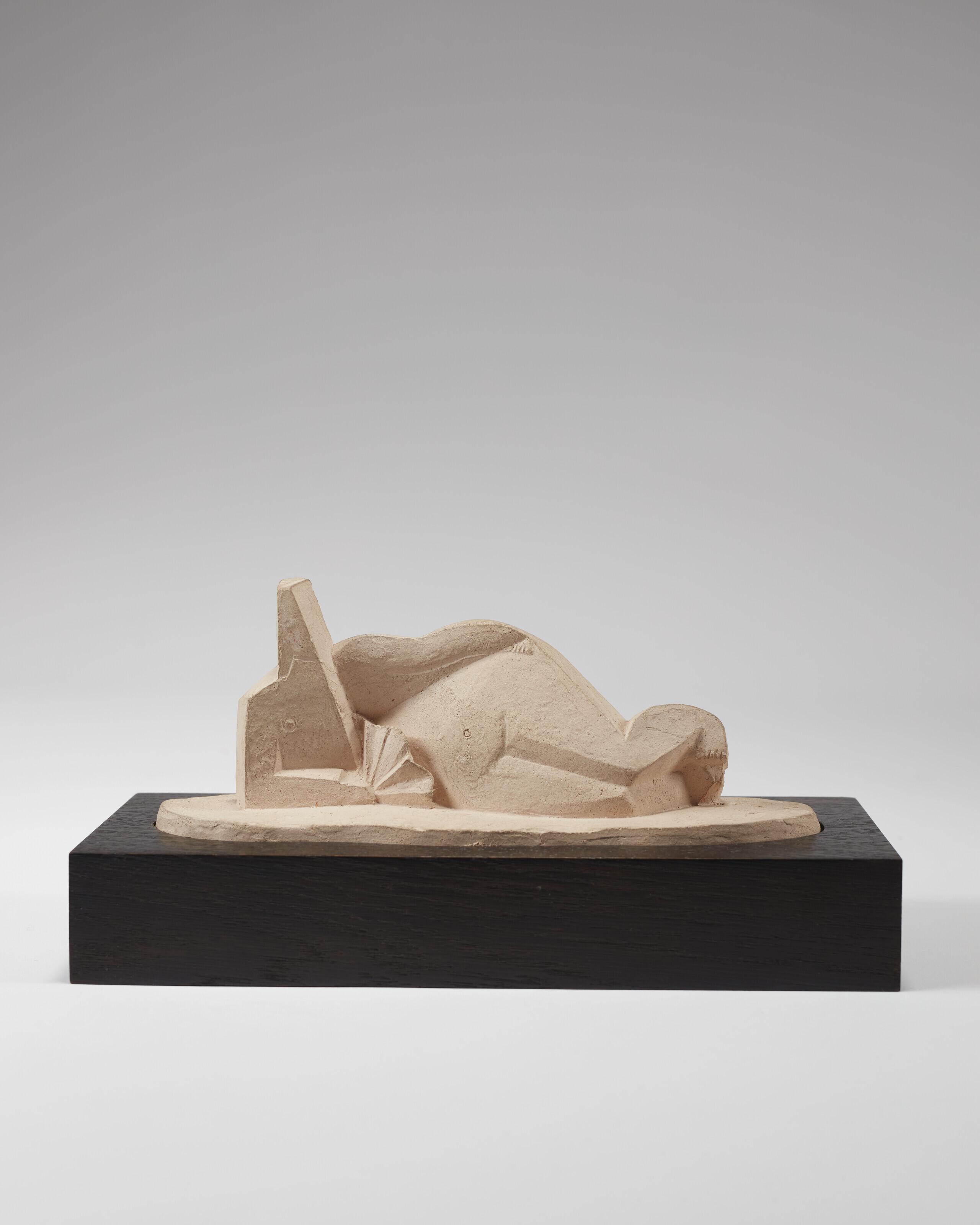 Henri Laurens - Femme couchée à l\'éventail