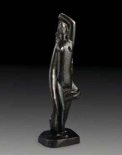 Henri Laurens - Femme Debout À La Draperie Au Bras Levée