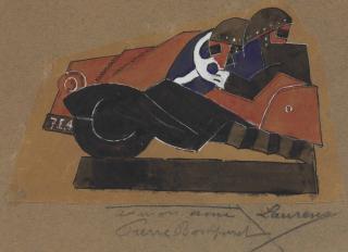 Henri Laurens - Voiture de course