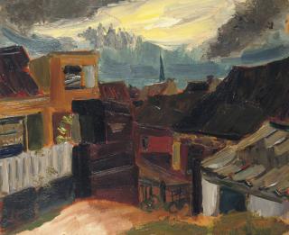Henri le Fauconnier - Landschap Zandvoort: a view of Zandvoort