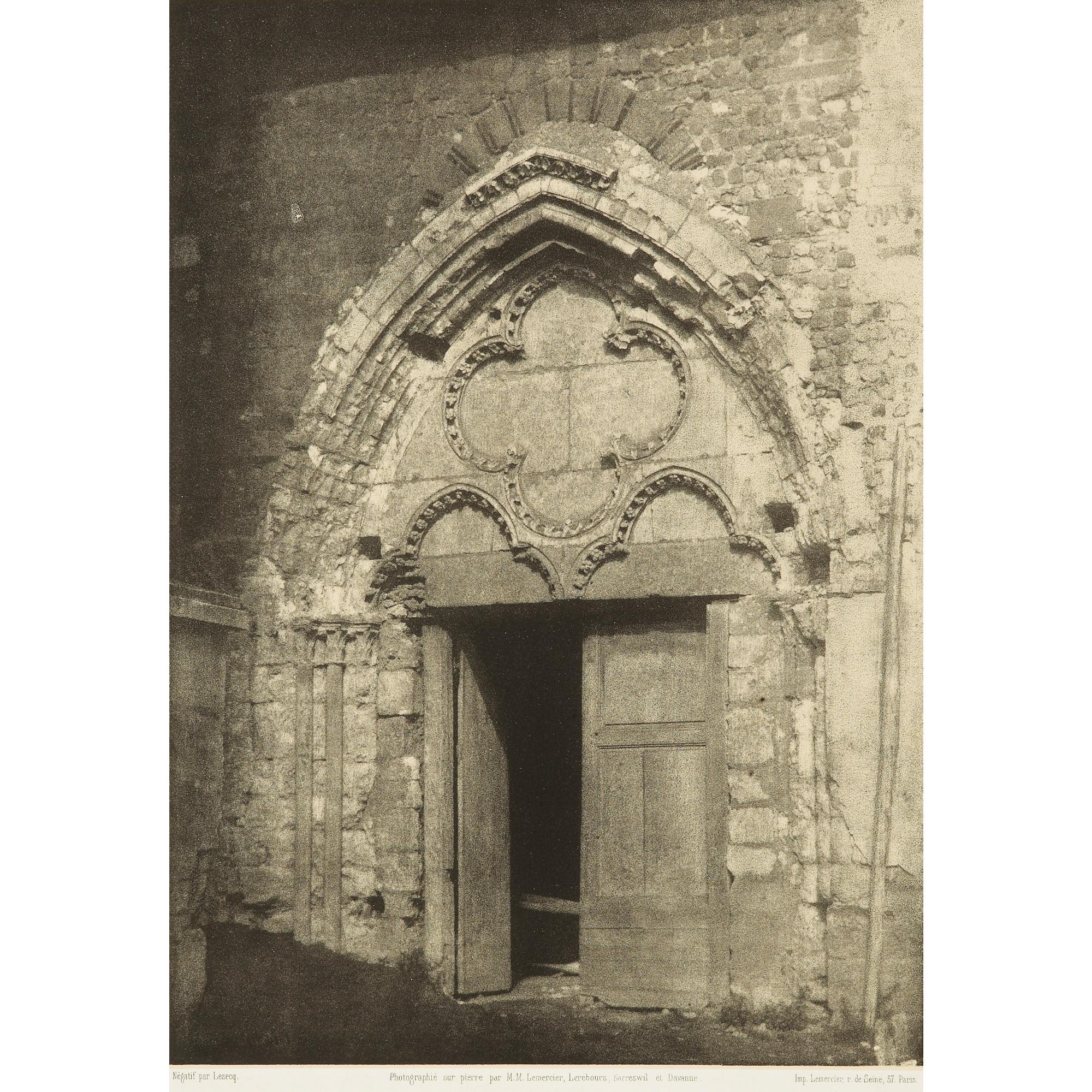Henri Le Secq - Beauvais, Porte Gothique, 1851