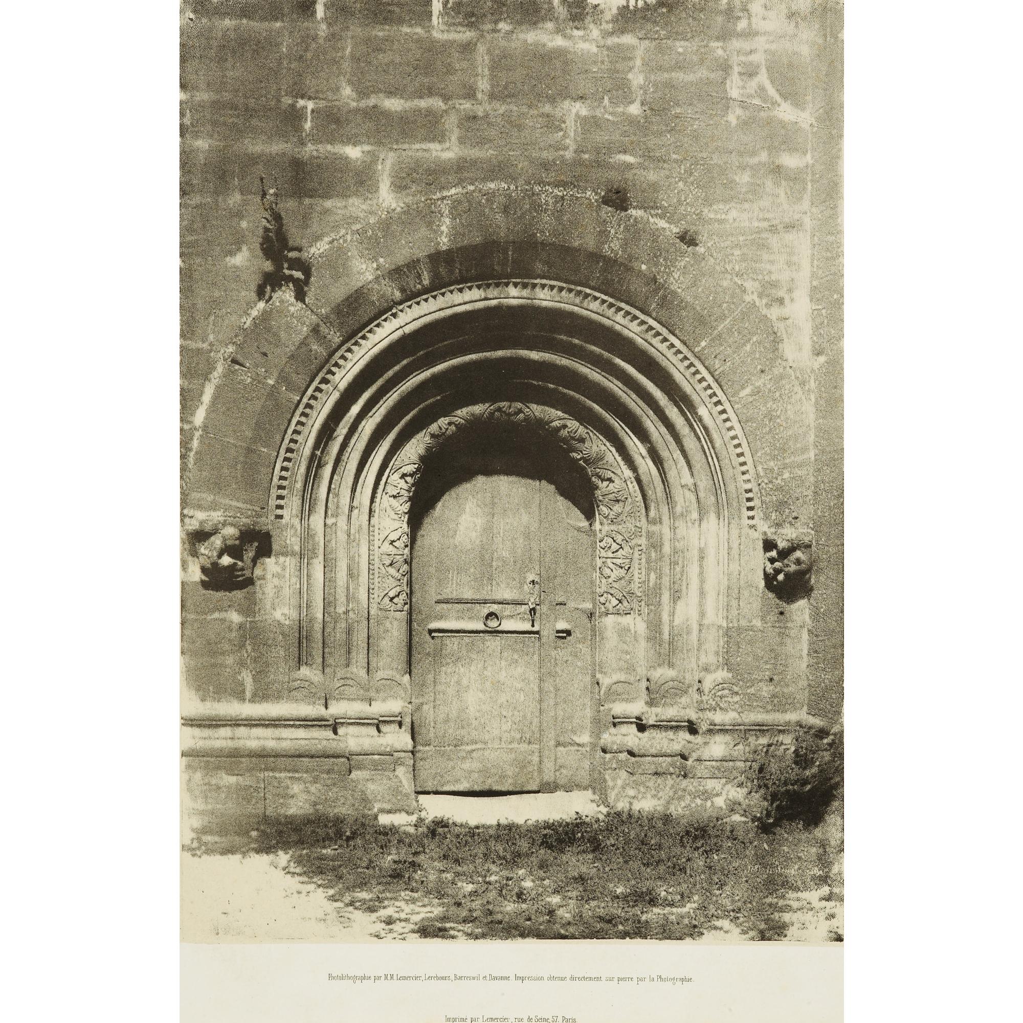 Henri Le Secq - Portail Roman, 1851