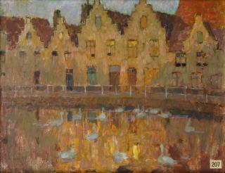 Henri Le Sidaner - Houses In Bruges