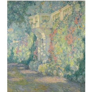 Henri le Sidaner - La Balustrade, La Porte De La Terrasse
