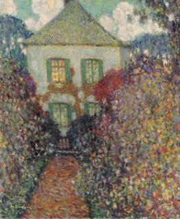 Henri Le Sidaner - La maison de Jean-Jacques Rousseau