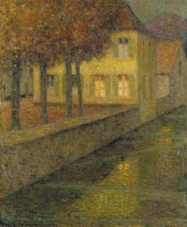 Henri Le Sidaner - La maison du canal