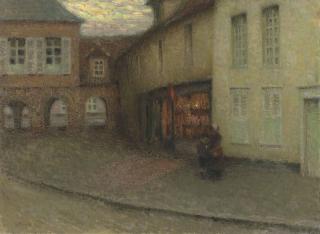 Henri Le Sidaner - La petite boutique, Gerberoy