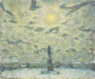 Henri Le Sidaner - La Place d\'Armes, Versailles