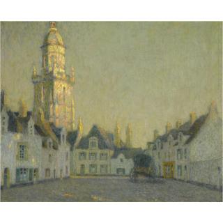 Henri Le Sidaner - La Place, Le Croisic