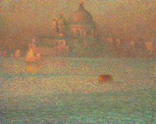 Henri Le Sidaner - La Salute. Matin d\'hiver, Venise