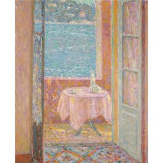 Henri le Sidaner - La Table De La Mer, Villefranche-Sur-Mer