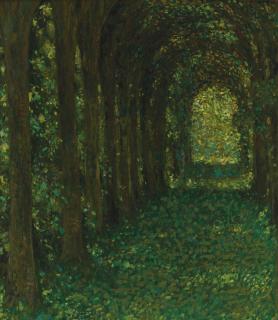 Henri Le Sidaner - L\'Allée Verte