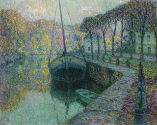 Henri Le Sidaner - Le Bateau De Sel
