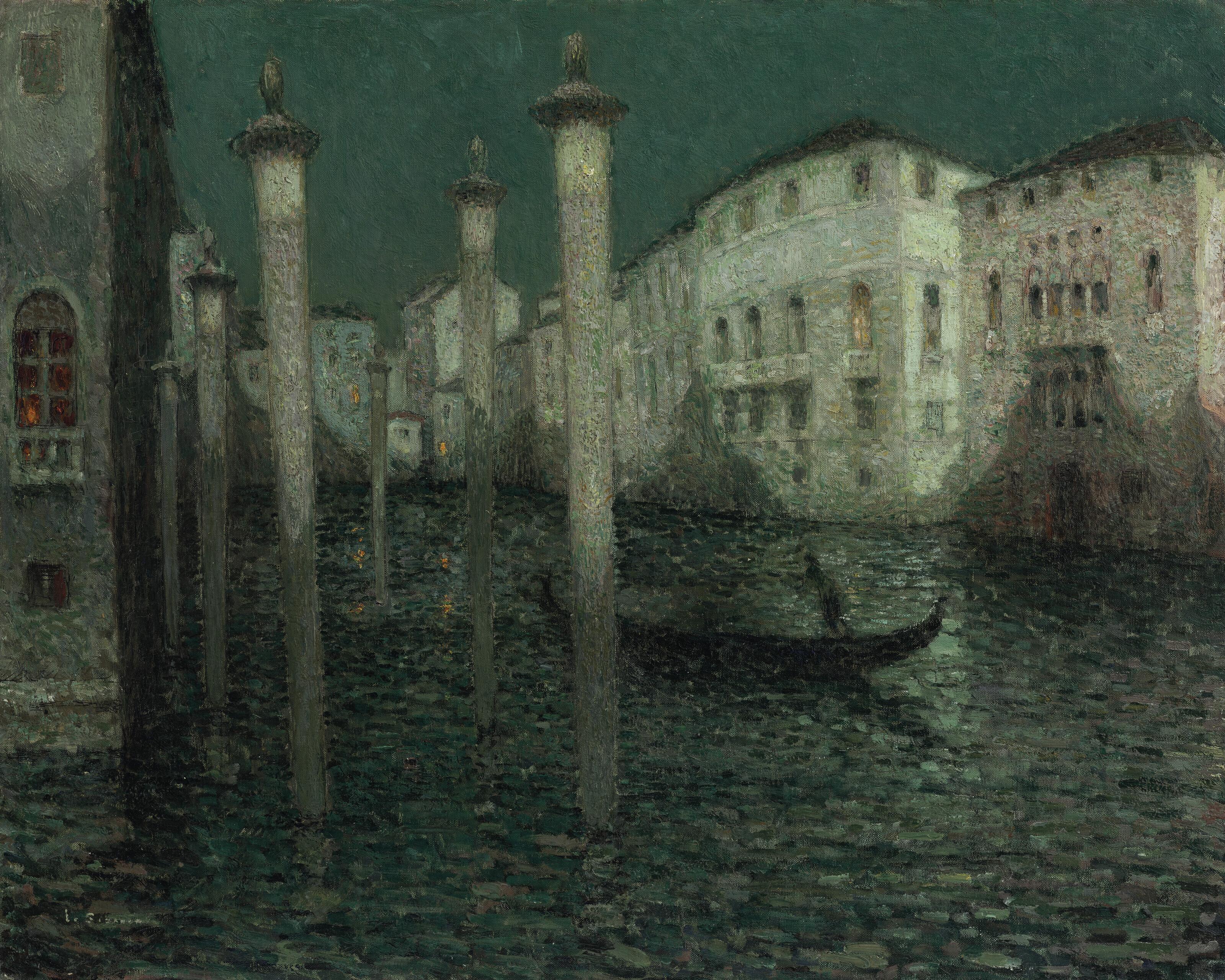 Henri Le Sidaner - Le Grand Canal, Venise