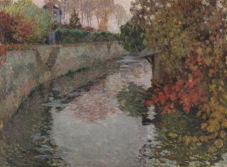 Henri Le Sidaner - Le Lavoir, Gisors