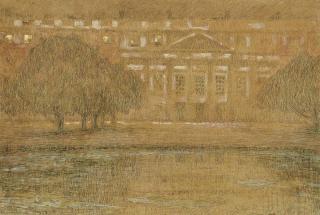 Henri Le Sidaner - Le Palais, matin d\'été, Hampton Court