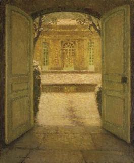 Henri Le Sidaner - Le Pavillon Français Sous la Neige, Versailles