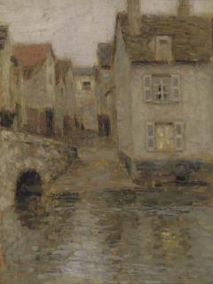 Henri Le Sidaner - Le Pont, Crépuscule