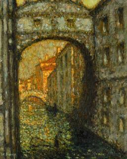Henri Le Sidaner - Le Pont des Soupirs
