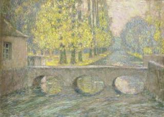Henri Le Sidaner - Le Pont, Gisors, Automne