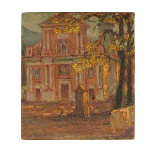 Henri Le Sidaner - L\'Église, Dolceacqua