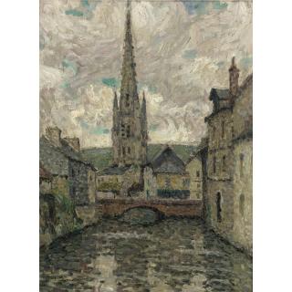 Henri Le Sidaner - L\'Èglise, Harfleur