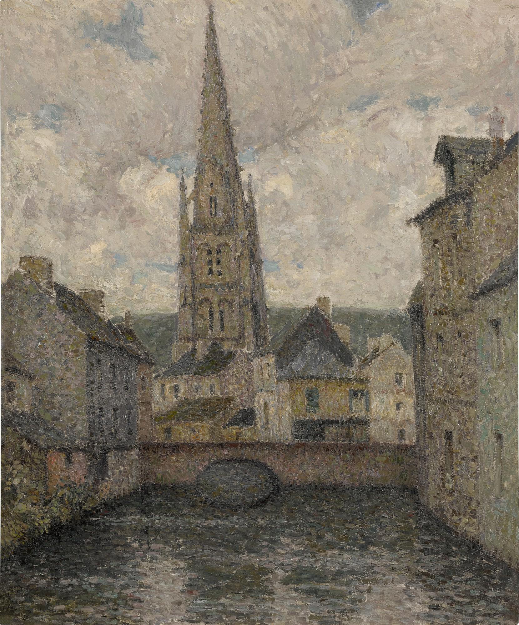 Henri le Sidaner - L\'Église, Harfleur