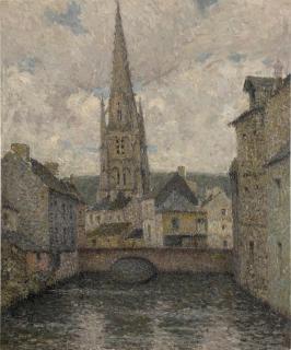 Henri le Sidaner - L\'Église, Harfleur