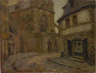Henri Le Sidaner - L\'Église, Tréguier
