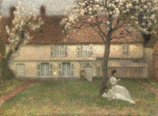 Henri Le Sidaner - Les arbres fleuris, Gerberoy