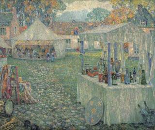 Henri Le Sidaner - Les baraques, Gerberoy