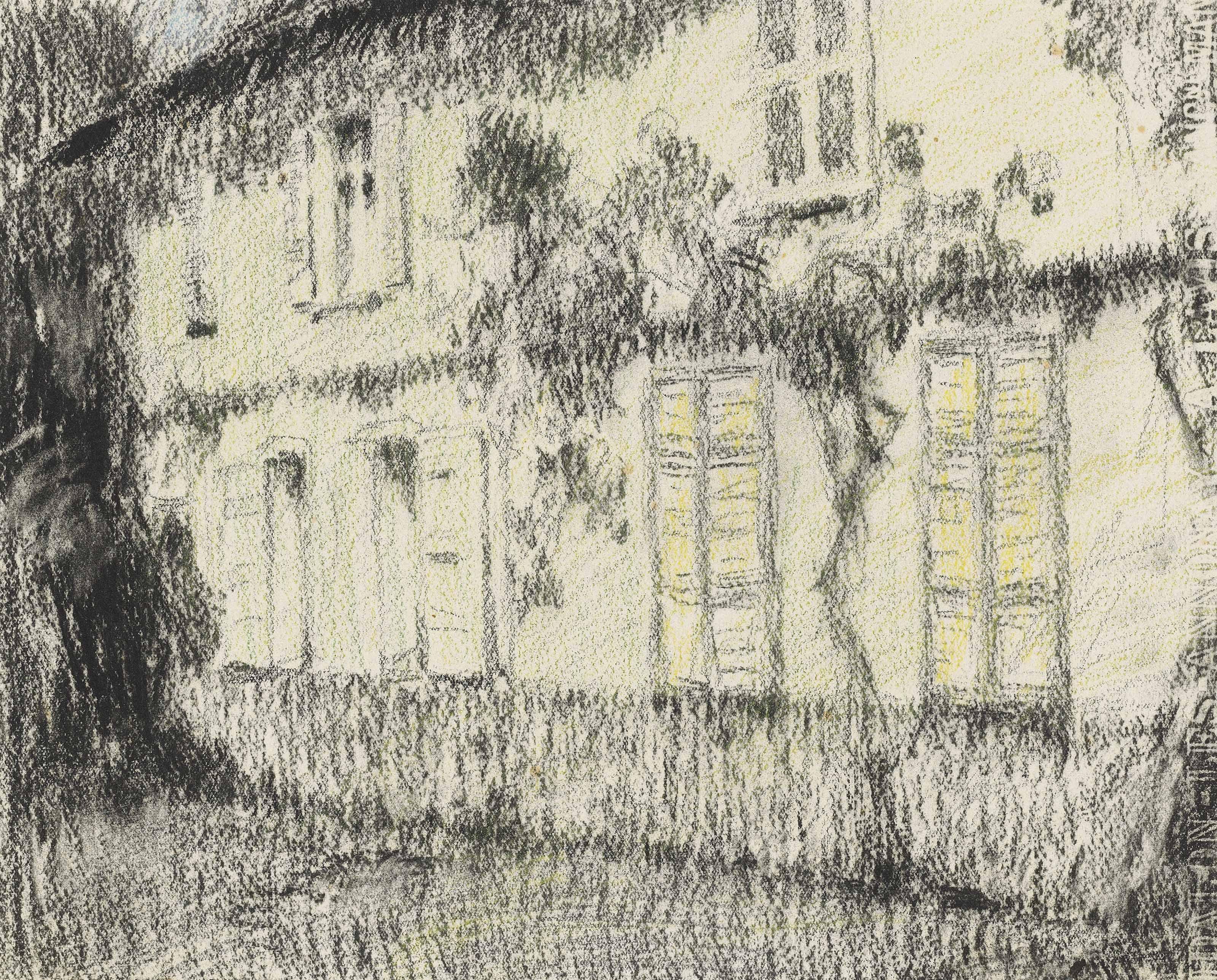 Henri Le Sidaner - Les volets clos, Gerberoy