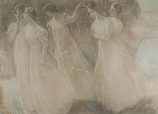 Henri Le Sidaner - Ronde De Jeunes Filles