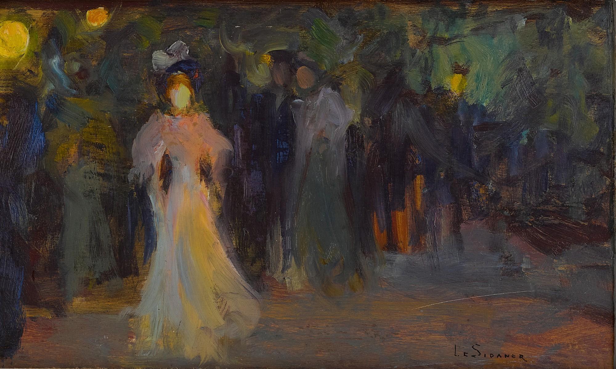 Henri  Le Sidaner - Sortie du soir