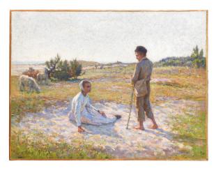 Henri Le Sidaner - Sur les dunes, Etaples