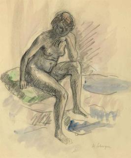 Henri Lebasque - Baigneuse