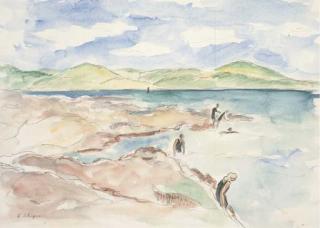 Henri Lebasque - Baigneuses Sur La Plage