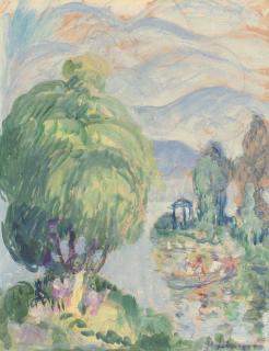 Henri Lebasque - Bord de la Rivière