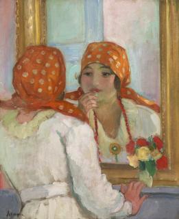 Henri Lebasque - Devant le miroir à l’Ile-d’Yeu