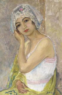 Henri Lebasque - Jeune femme assise