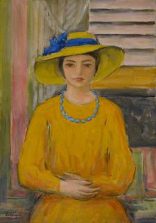 Henri Lebasque - Jeune fille en jaune