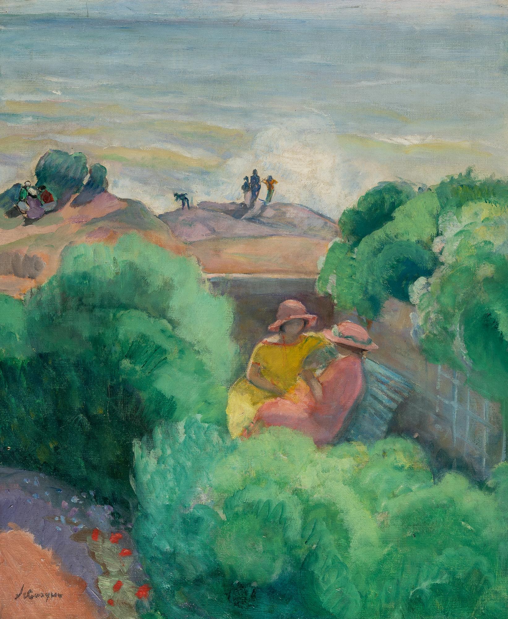 Henri Lebasque - La conversation sur le banc