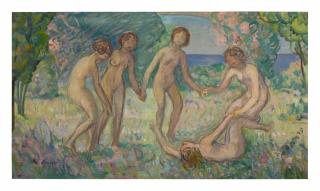 Henri Lebasque - La Danse (Étude)